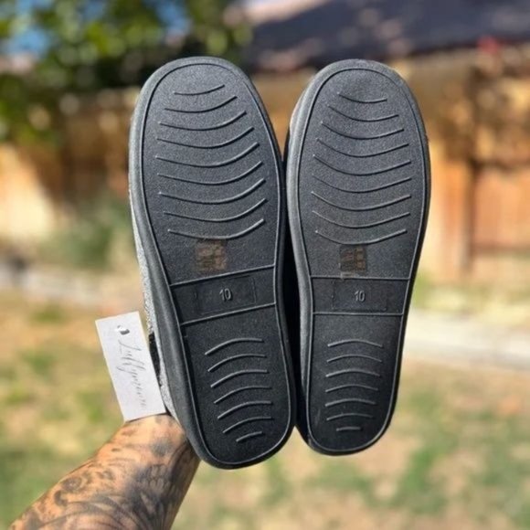 Zuffymanza Mens Cozy Slippers in Grey - Picture 7 of 10